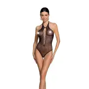 Комбинезон сетка черный