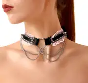 Кляпы, ошейники розовый