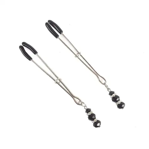 Зажимы для сосков Art of Sex - Nipple Clamps Lovely Black photo 1