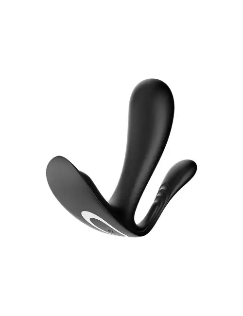 Двойной смарт-вибратор в трусики Satisfyer Top Secret+ Black photo 1