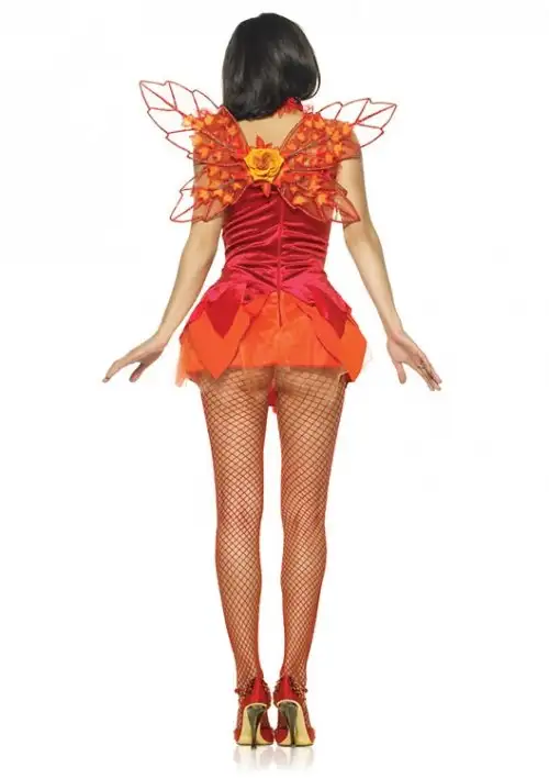 Крылья феи для костюма FIRE FAIRY WINGS O/S ORANGE photo 1