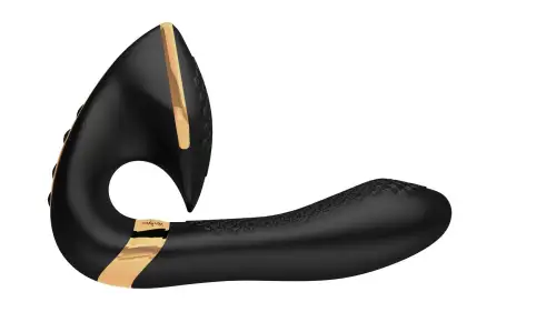 Вагинально-клиторальный вибратор Shunga Soyo Black photo 1