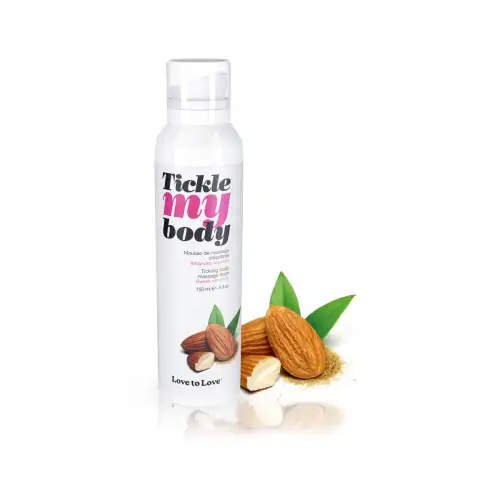 Массажная пена Love To Love TICKLE MY BODY SWEET ALMONDS (150 мл) увлажняющая photo 1