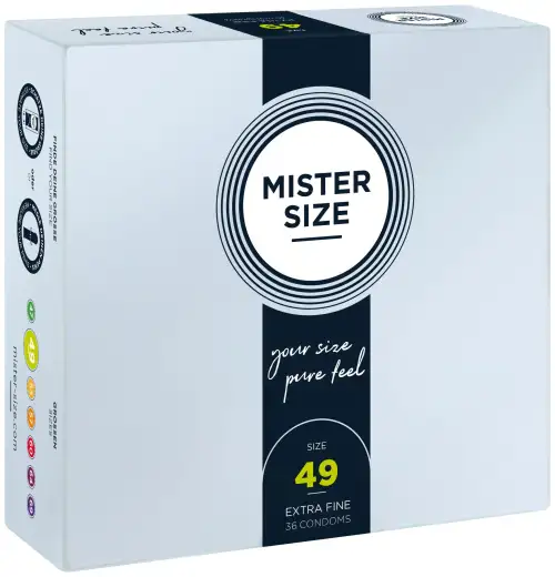 Презервативы Mister Size - pure feel - 49 (36 condoms), толщина 0,05 мм photo 1