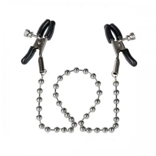 Зажимы для сосков Nipple Clamps Silver Beaded photo 1