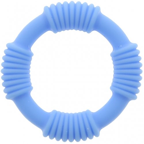 Эрекционное кольцо PLAY CANDI COTTON POP, голубое photo 1