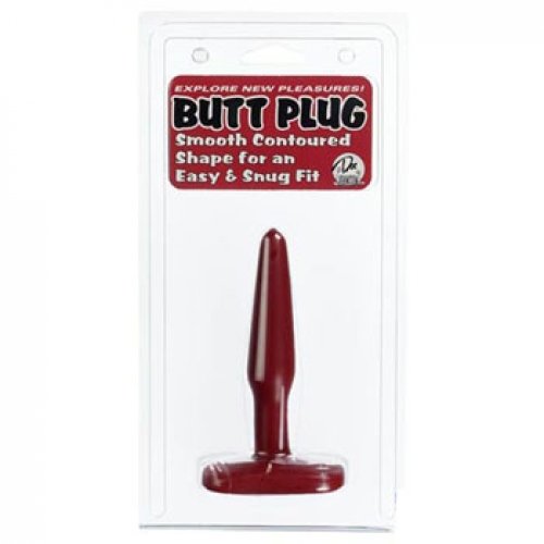 Анальная пробка Butt Plug-Slim Small, красная photo 1