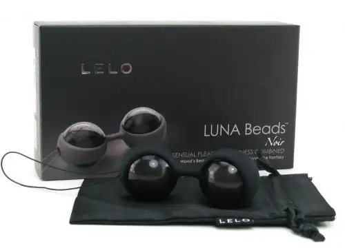 Вагинальные шарики LELO Luna Beads Noir, 3 см photo 1