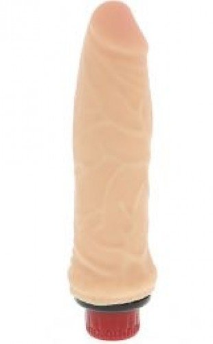 Вибромассажер REALSTUFF REAL FEELING VIBE 7INCH, телесный photo 1