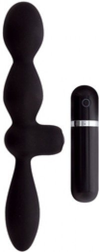 Двойной плаг MENZSTUFF THRILLER ASS DUAL HEAD, черный photo 1