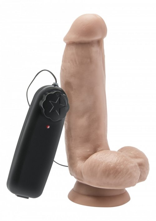 Реалистичный вибратор Cock 6 Inch W/ Balls Flesh, 15х4 см photo 1