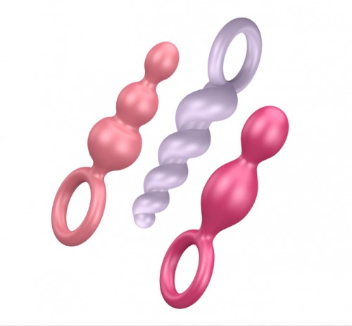 Набор анальных пробок Satisfyer Plugs colored (set of 3) photo 1