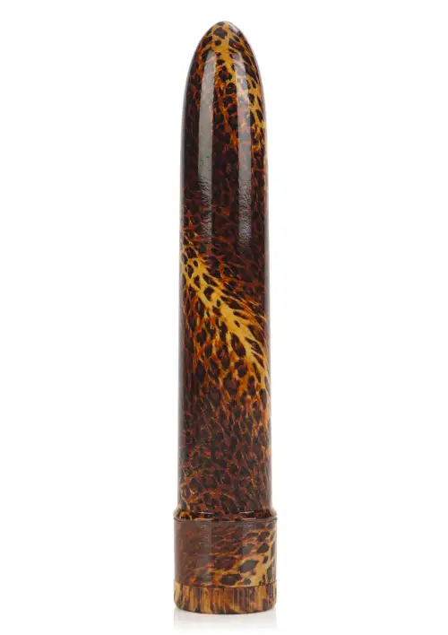 Leopard Massager пластиковый вибратор, 17х3 см, Leopard photo 1