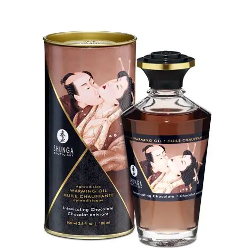 Разогревающее масло Shunga APHRODISIAC WARMING OIL - Intoxicating Chocolate (100 мл) photo 1