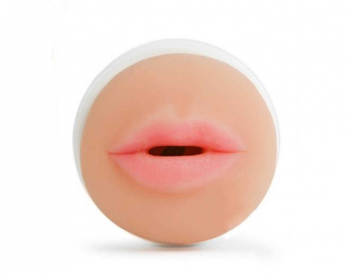 Topco Sales Cyberskin Vulcan Mouth Stroker Warming Lube - реалистичный мастурбатор с эффектом минета photo 1