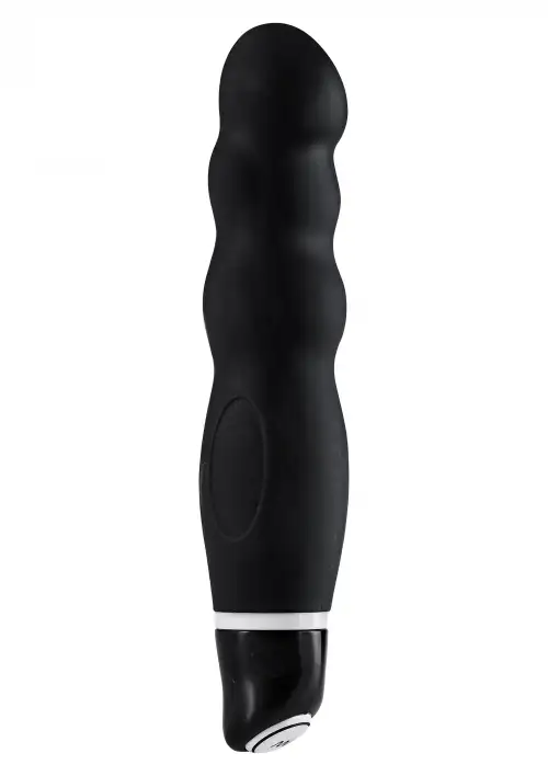 My Favorite Mini Ribbed Vibe - волнистый мини вибратор, 12х3 см, черный photo 1