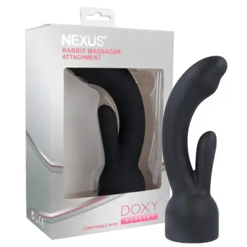Насадка для вибромассажера Doxy Number 3 - Nexus Rabbit Massager в виде вибратора-кролика photo 1