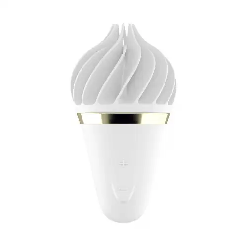 Мороженка спиннатор Satisfyer Lay-On - Sweet Temptation White/Gold photo 1