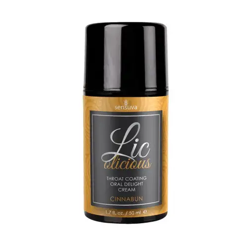Гель для минета Sensuva - Lic-o-licious Cinnabun (50 мл), маслянистый, без сахара photo 1