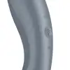 Вакуумный стимулятор с вибрацией Satisfyer Curvy Trinity 1 Bluegrey, игрушка 3в1 photo 3