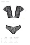 Комплект Passion LEAFA BIKINI black XXL/XXXL - ECO Passion photo 5