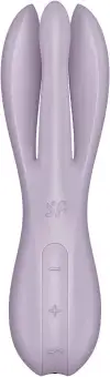 Клиторальный вибратор Satisfyer Threesome 2 Violet, 3 гибких пальчика, 3 мотора photo 2