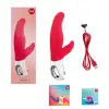 Вибратор-кролик для точки А Fun Factory LADY BI india red, 2 мотора, 12 режимов photo 3