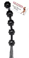 Плеть с анальными шариками ANAL BEADS WHIP photo 2