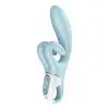 Вибратор-кролик Satisfyer Touch Me Blue, двойной отросток, 3 мощных мотора photo 5