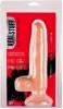 Вибромассажер на присоске REALSTUFF 9INCH VIBRATOR, телесный photo 2