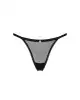 Прозрачные стринги с кружевом Obsessive Celia Noir thong M/L photo 3