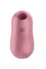 Вакуумный стимулятор с вибрацией Satisfyer Cotton Candy Light Red photo 3
