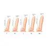 Реалистичный фаллоимитатор Strap-On-Me Sliding Skin Realistic Dildo Vanille - XL, эффект подвижной к photo 3