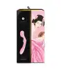 Вибромассажер Shunga Zoa Light Pink, двусторонний photo 10