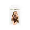 Боди Penthouse Blooming Era XL Black, имитация гипюрового страплесса, открытые плечи photo 3