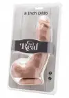 Реалистичный фаллоимитатор с мошонкой и присоской Get Real ToyJoy, 20,5х5 см photo 2