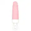 Вибратор CuteVibe Teddy Brown (Pink Dildo), реалистичный вибратор под видом мороженого photo 3