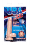 Фаллоимитатор-6 Inch Ultra Real Dual Layer Suction Cup Dildo 13х4,5 см. photo 9