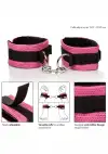 CalExotics Tickle Me Pink Universal Cuffs - универсальные дизайнерские наручники photo 2