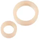 Набор эрекционных колец Doc Johnson Platinum Premium Silicone - The C-Rings - White photo 1