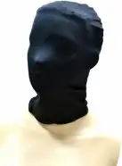 ЗАКРЫТАЯ  МАСКА ИЗ ТЕКСТИЛЯ, ЧЕРНАЯ photo 1