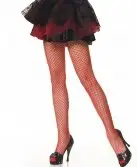 Красные колготки в сеточку LYCRA FISHNET PANTY HOSE O/S RED photo 1