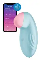 Смарт-вибратор для клитора Satisfyer Tropical Tip Light Blue photo 1