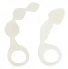 Набор из 2 анальных пробок Bottoms Up Butt Silicone Anal Toy photo 2