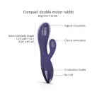 Вибратор-кролик Love To Love FUNKY BUNNY - MIDNIGHT INDIGO photo 2