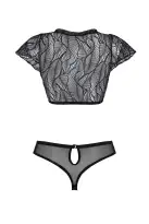 Комплект Passion LEAFA BIKINI black S/M - ECO Passion photo 4