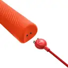 Вибромассажер Fun Factory VIM Vibrating Wand sunrise orange, супермощный и легкий, до 6 часов работы photo 7