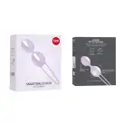 Вагинальные шарики Fun Factory SMARTBALLS DUO, сиренево-белые, 2 шт, диаметр 3,2 и 3,6 см photo 7