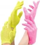 Перчатки FISHNET WRIST LENGTH GLOVES WHITE photo 1