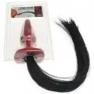 Анальная пробка PONY PLAY MEDIUM RED photo 4